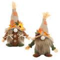 2PCS Fall Harvest Gnome Plush Burlap Hat Decor